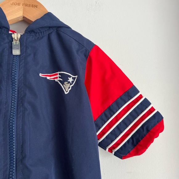 NFL New England Patriots Outerwear Jumpsuit Coverall 6-9M - Picture 2 of 5